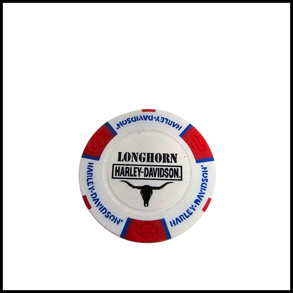 Harley-Davidson Longhorn Poker Chip Grand Prairie Run For The Wall‎ 2017